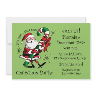 Santa Raising Cane Invitation invitation