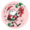 Santa Raising Cane stickers