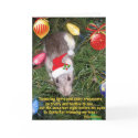 Santa Rat Card by Mel669 Santa Rat Card