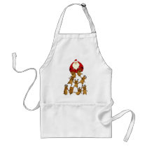 Santa & Reindeer Apron