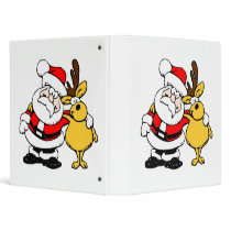 Santa & Reindeer Binder