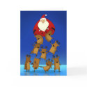 Santa & Reindeer (Blank Card) by stlewis75 Santa & Reindeer (Blank Card)