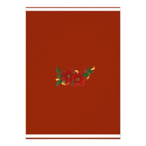 Santa & Reindeer Christmas Holiday Invitations