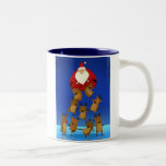 Santa & Reindeer Mug