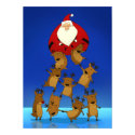 Santa & Reindeer posters