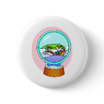Santa Reindeer Snow Globe buttons