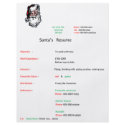 santa resume flyers by pbkooistra santa resume flyers