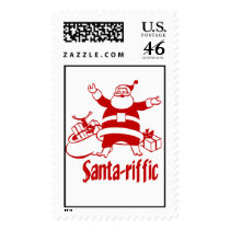 Santa-riffic :: Postage Stamp