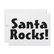 Santa Rocks 1 invitations
