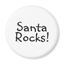 Santa Rocks 1 magnets