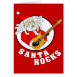 Santa Rocks Greeting Card