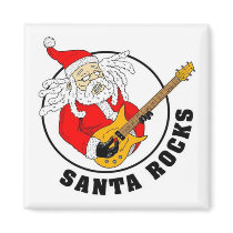 Santa Rocks Magnet