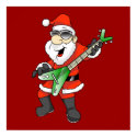 Santa Rocks Poster posters
