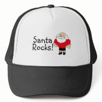 Santa Rocks Santa hats