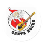 Santa Rocks Sticker