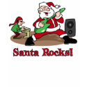 Santa Rocks t-shirt shirt