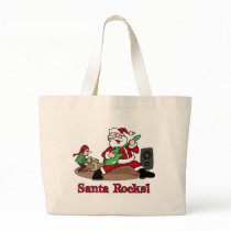 Santa Rocks totebag