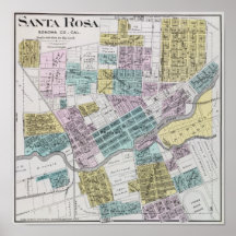 Santa Rosa, California 5 Print