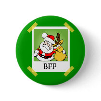 Santa & Rudolph BFF's buttons