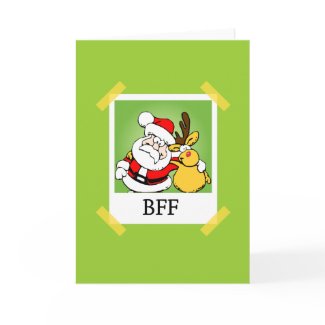 Santa & Rudolph BFF's card