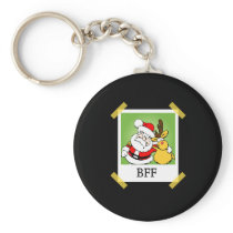 Santa & Rudolph BFF's Key Chain