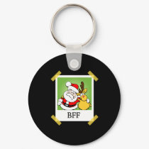 Santa & Rudolph BFF's keychains
