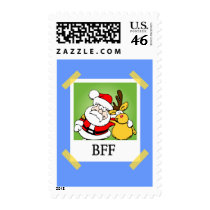 Santa & Rudolph BFF's Stamp