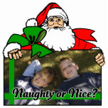 Santa’s Naughty or Nice List Photo Frame Acrylic Cut Out
