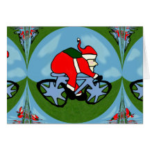 Santa’s Pushy Greeting Cards