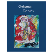 SANTA & SAX CUSTOM FLYER