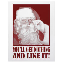 Santa Says You’ll Get Nothing, And Like It! Custom Letterhead