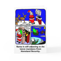 Santa Security Christmas Card by tom_otto_soup Santa Security Christmas Card