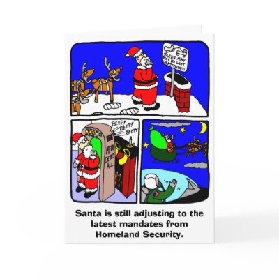 Santa Security Christmas Card by tom_otto_soup