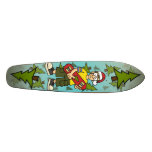 Santa Skater Boy Skate Deck