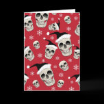 Santa Skelly Greetings Card