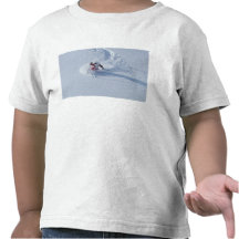 Santa Skiing at Snowbird Ski Resort, Wasatch T-shirts