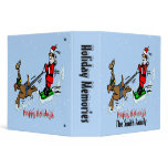 Santa Skiing Holiday Binder
