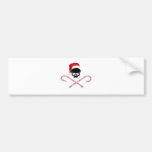 Santa Skull Bumper Stickers