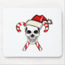 Santa Skull Mouse Pad