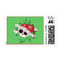 Santa Skull postage