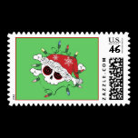 Santa Skull stamps