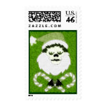 Santa Skull Postage Stamp