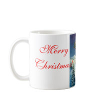 SANTA & SLEIGH by SHARON SHARPE mugs