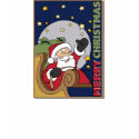 Santa Sleigh Illustration Merry Christmas t-shirts