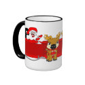 Santa Sleigh mugs by Eddys_Mad_Mugs Santa Sleigh mugs