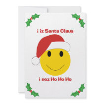Santa Smiley Christmas cards and gifts. invitations by holidaywhimsy Santa Smiley Christmas cards and gifts. invitations