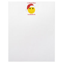 Santa Smiley Christmas cards and gifts. letterhead by holidaywhimsy Santa Smiley Christmas cards and gifts. letterhead