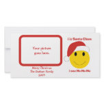 Santa Smiley Christmas cards and gifts. Picture Card