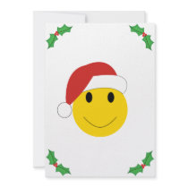 Santa Smiley Holiday cards and gifts. invitations by holidaywhimsy Santa Smiley Holiday cards and gifts. invitations
