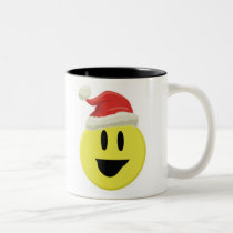 Santa Smiley mugs by sharpcreations Santa Smiley mugs